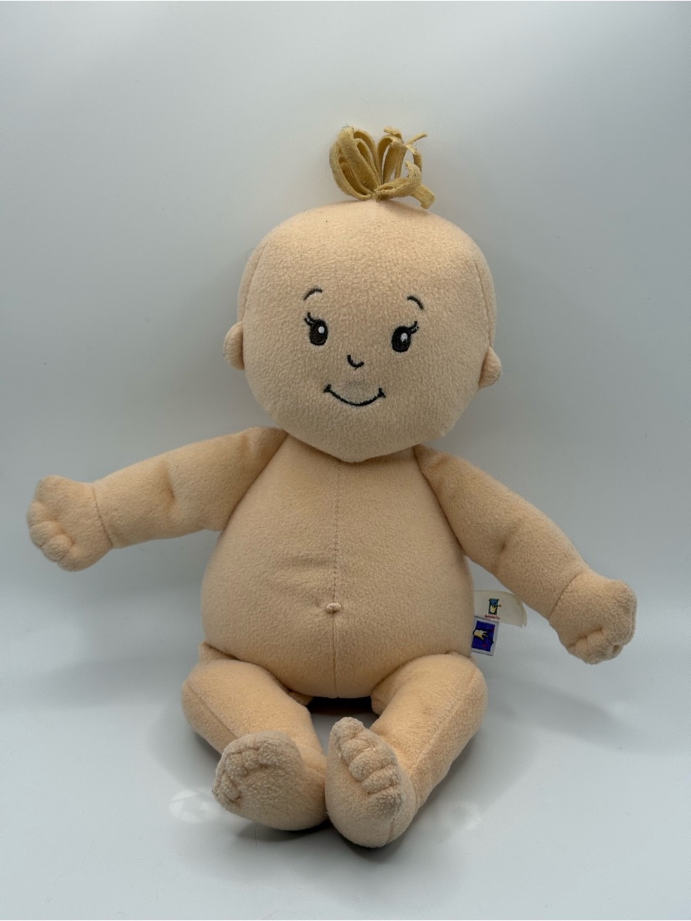 Manhattan Toy Baby Stella Soft First Baby Doll Light Brown Hair 13” No Outfit